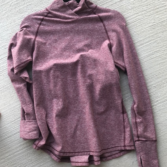 🍋 Lululemon•Peplum Maroon Jacket - Picture 3 of 4